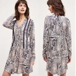 Sale! Anthro Paisley Print Shirt Dress